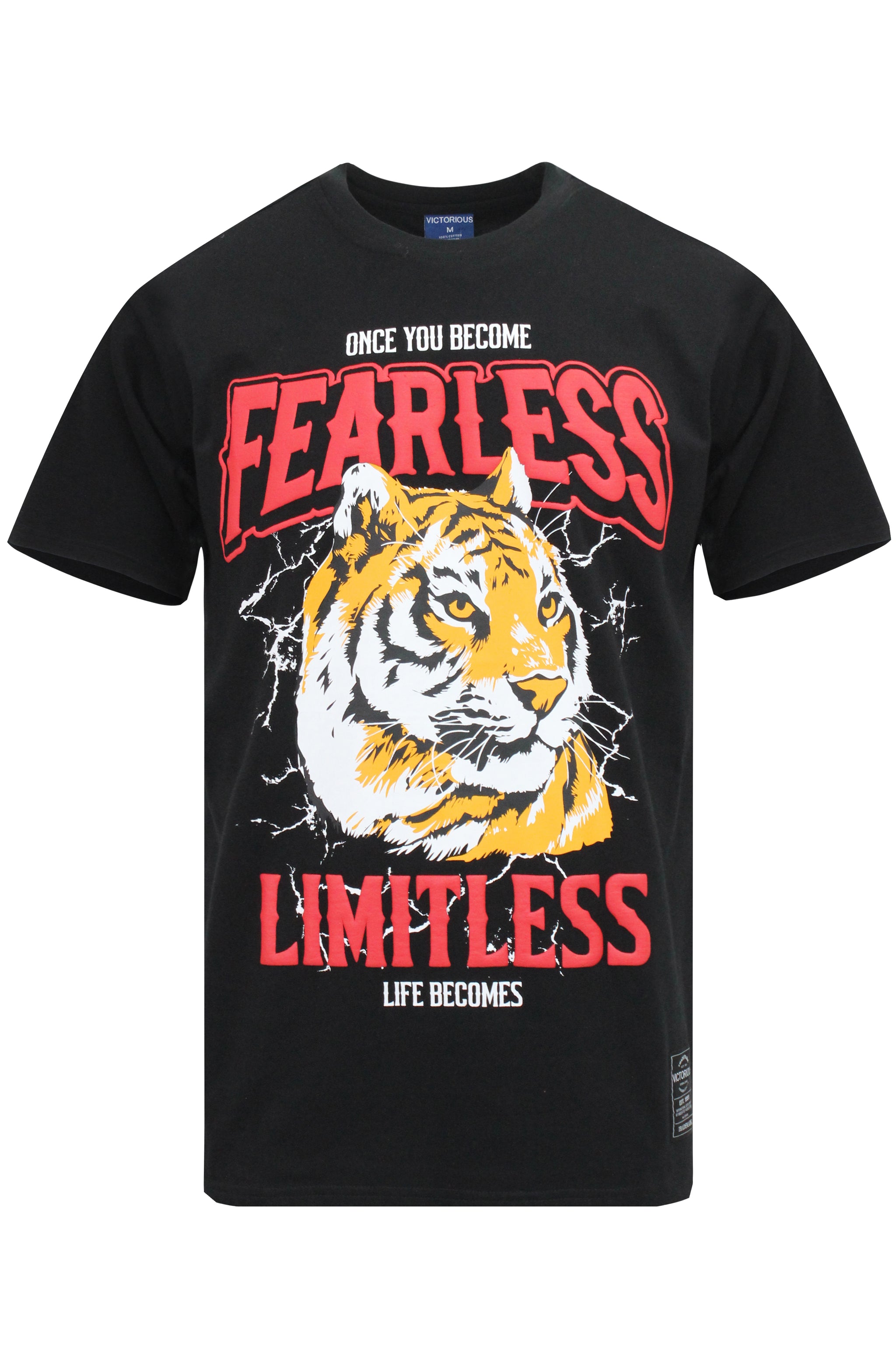 TS7563 Fearless Tiger T-shirt – Victorious LA