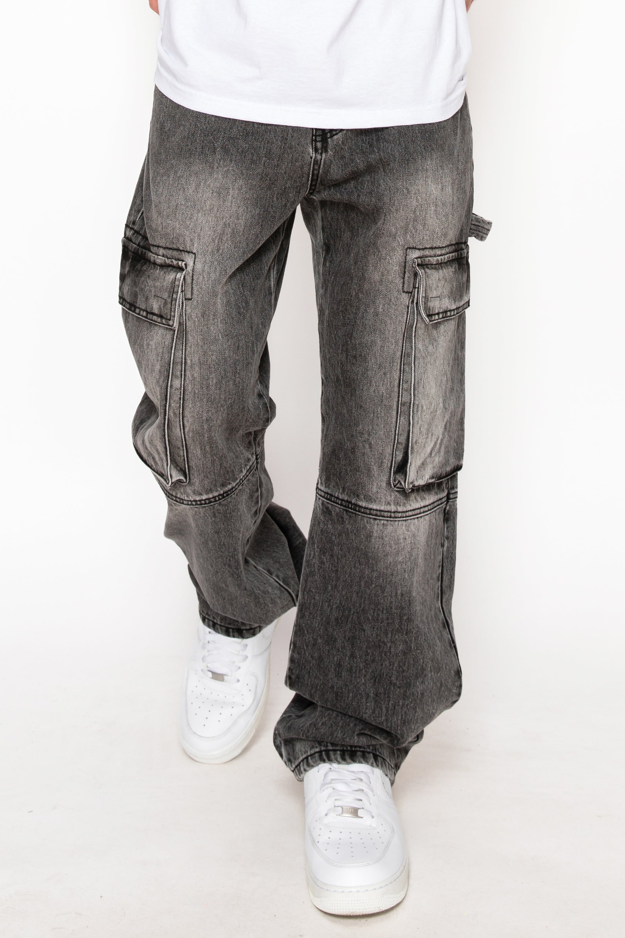 DL1568 Baggy Fit Cargo Denim Jeans – Victorious LA