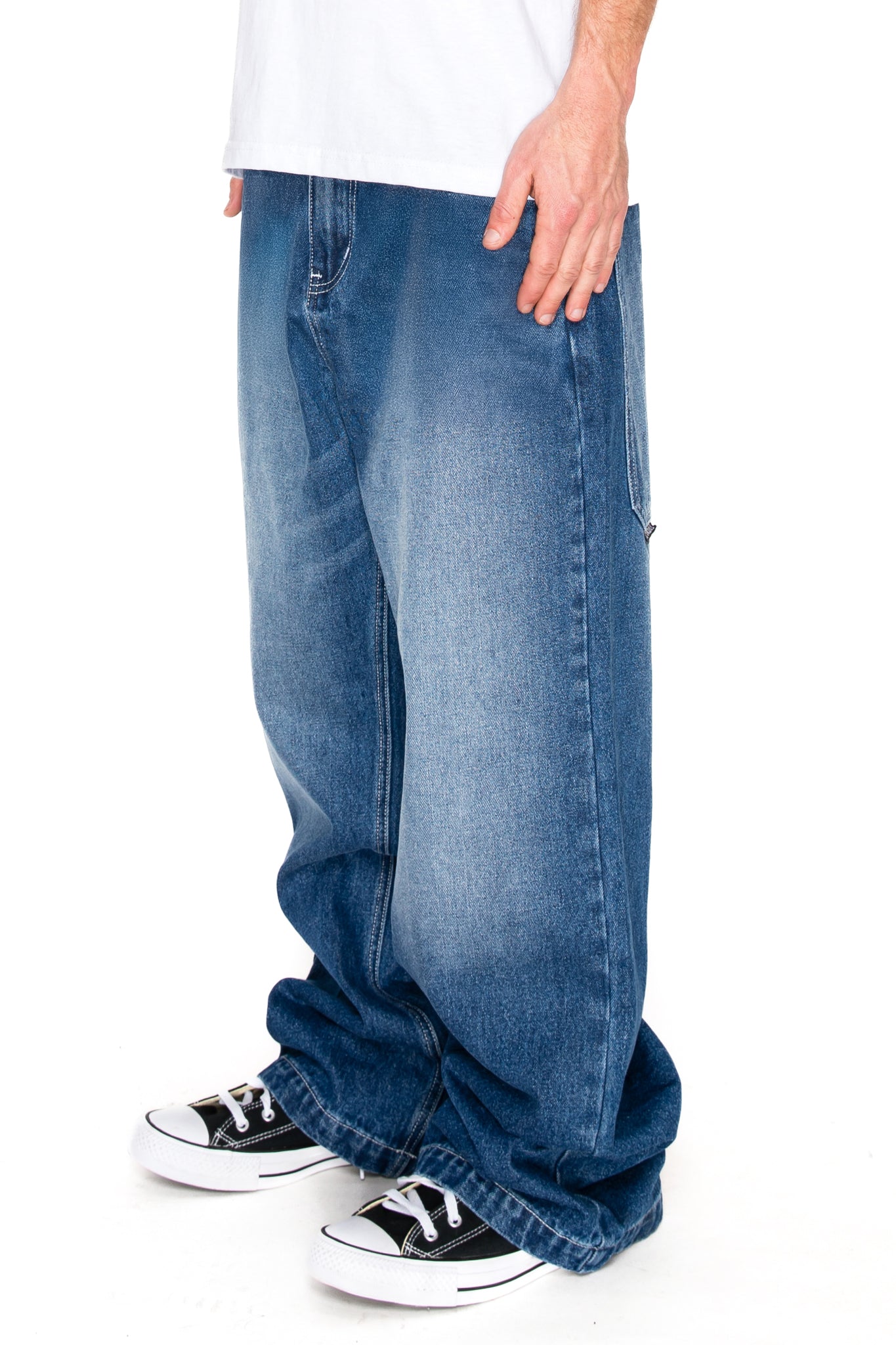 DL981 TITAN Ultra Baggy Y2K Wide-Leg Denim Jeans (Open Pack