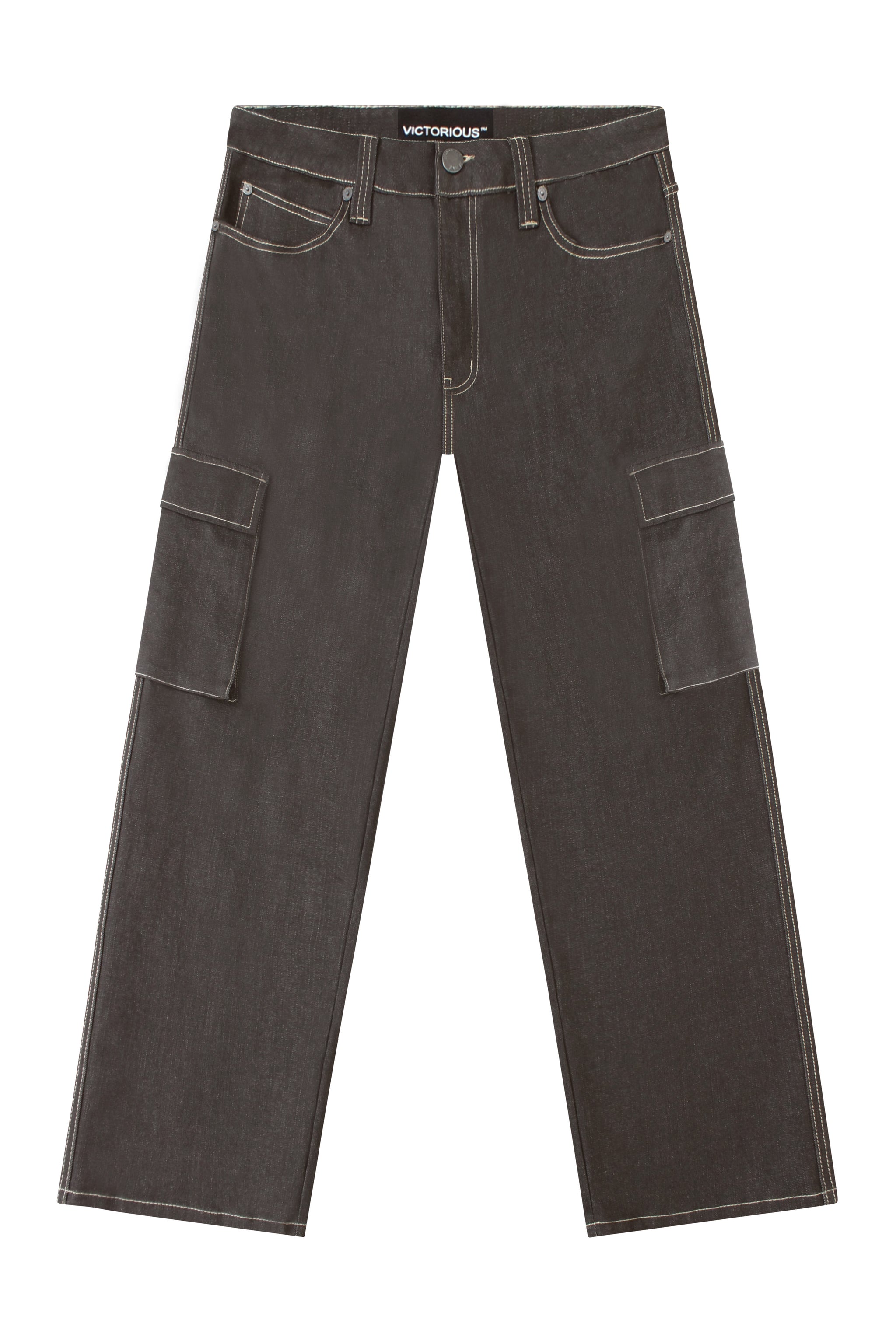 DL990 VALOR Baggy Fit Raw Denim Cargo Jeans (Open Pack) - New